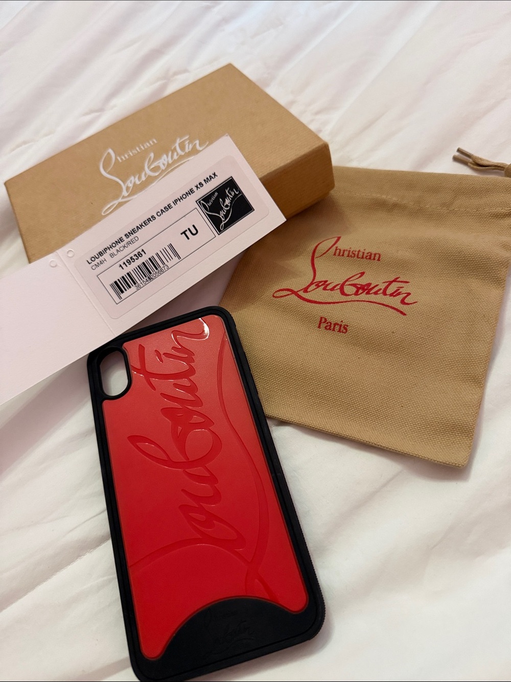 Christian Louboutin Red & Black Glossy iPhone Case